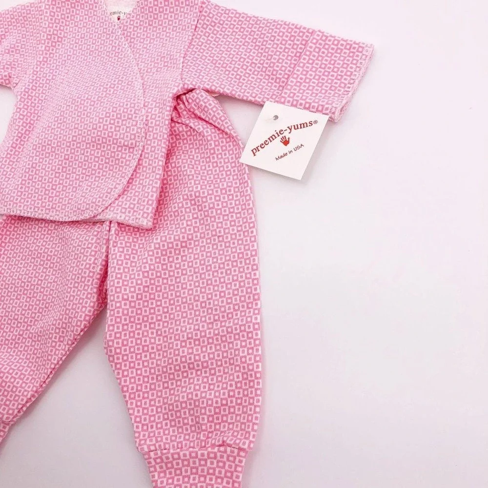 New‎ 6 to 8 Pounds Set Long Sleeve Tee Pant 2 Piece Bundle Newborn Baby Girl